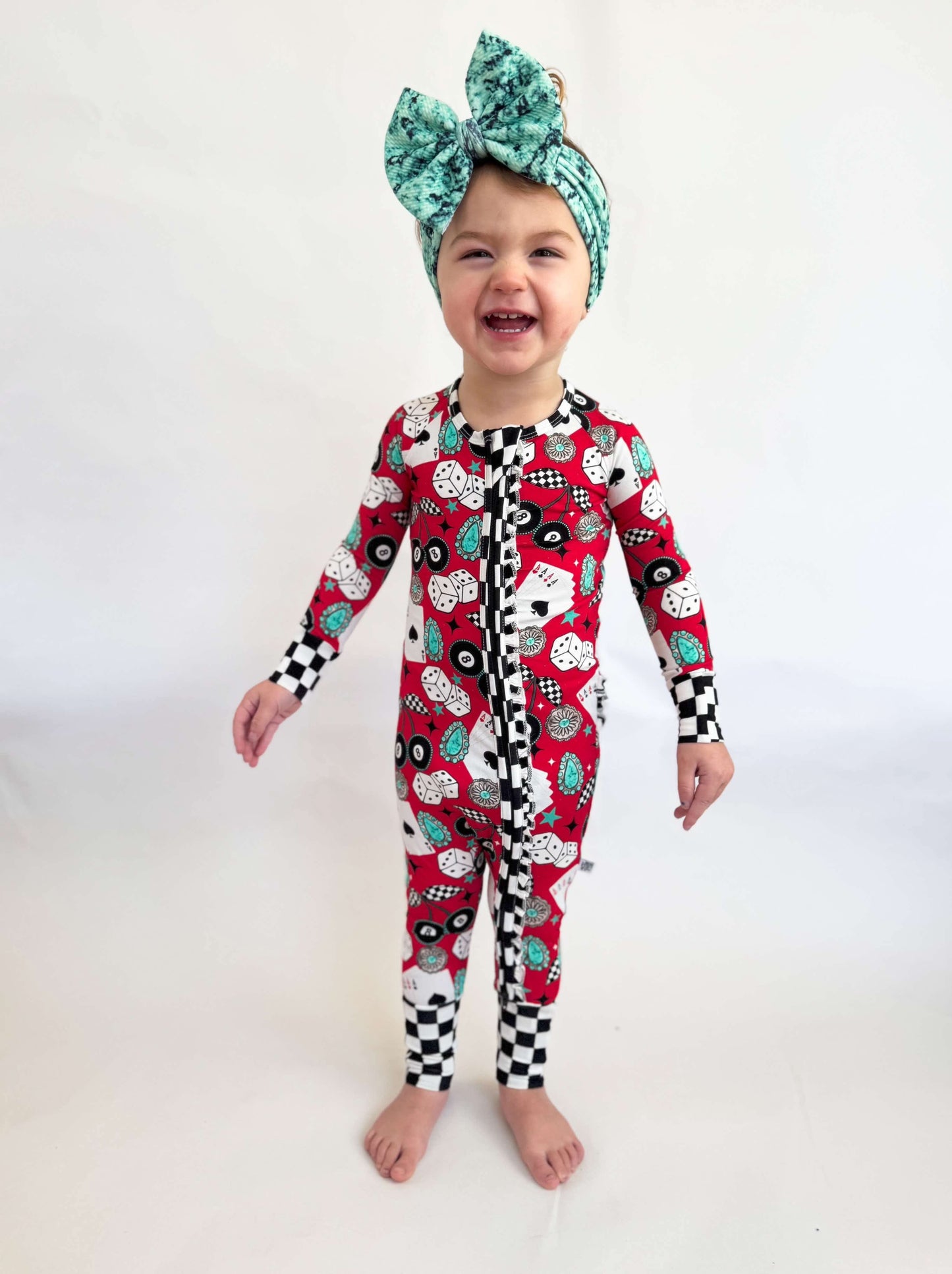 Cowgirl Luck Ruffled Bamboo Sleeper