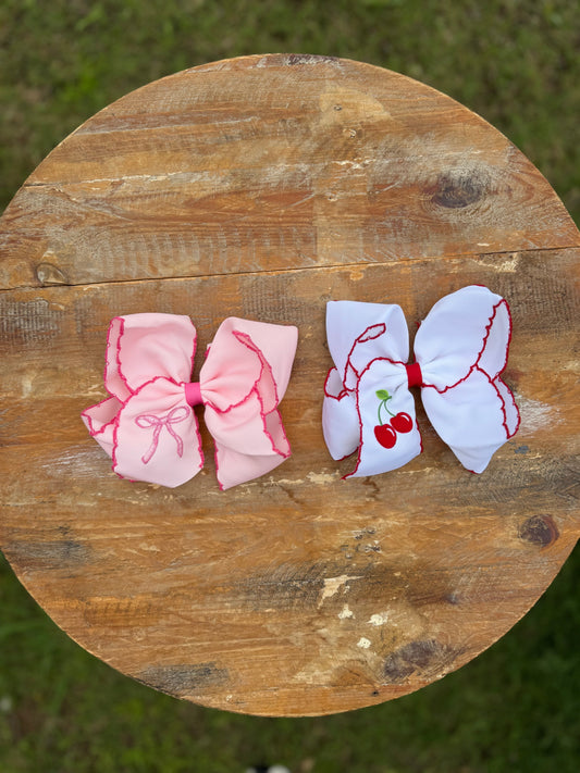 Embroidered Bows
